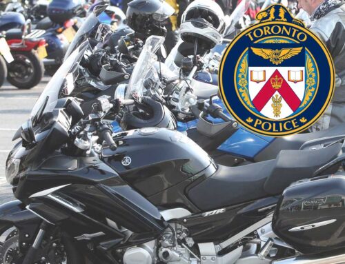 Motorcycle accident awareness campaign Toronto Police